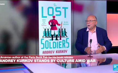 Ukrainian best-selling author, Andrey Kurkov speaks to France 24