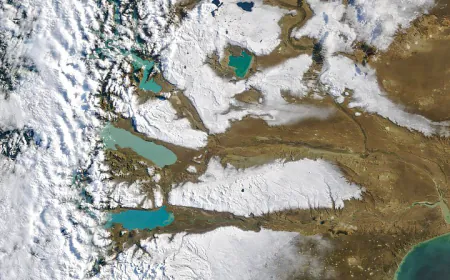 Snow in the Shadow of the Andes
