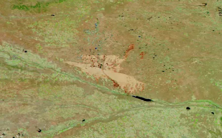 Fires Tear Through Nebraska Grasslands