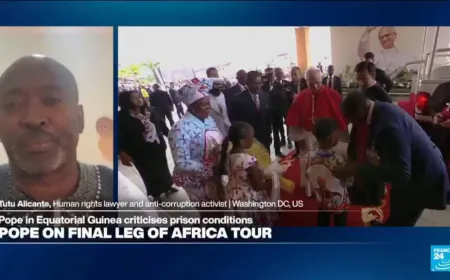 Pope in Equatorial Guinea: Moral authority role risks being 'whitewashed & used to legitimise power'