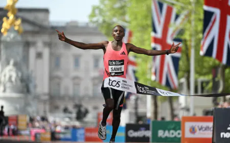 Kenya's Sabastian Sawe becomes first man to run a marathon in under two hours