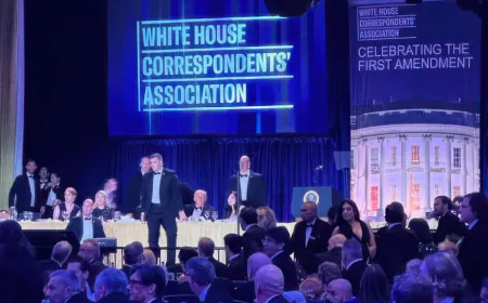 ‘Staged’: Conspiracy theories spread online after thwarted shooting at White House press gala