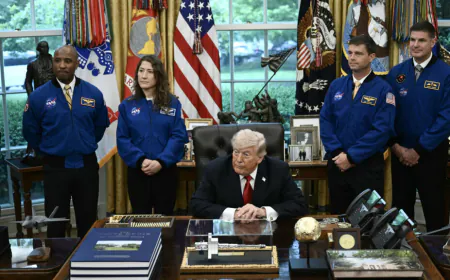Trump says NASA has ‘good shot’ at returning astronauts to Moon before 2029