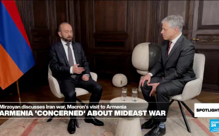 Armenia's foreign minister signals new era: Peace, EU ambitions, trade, 'huge' infrastructure plans