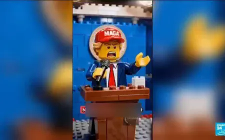 Viral LEGO-style AI videos blur line between entertainment and propaganda