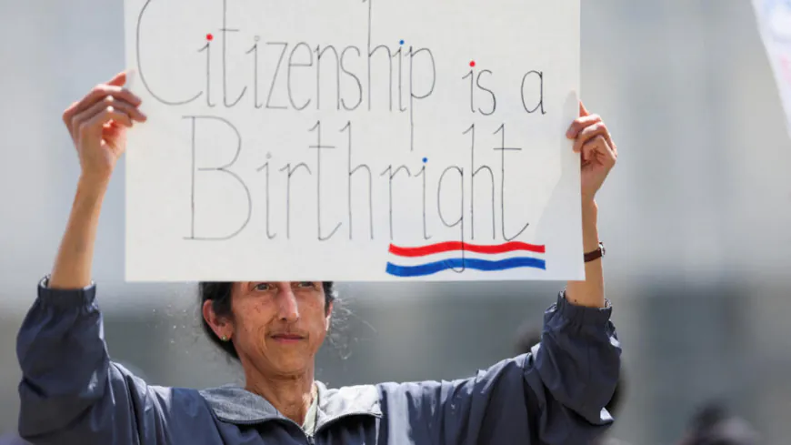 Trump breaks US precedent by attending birthright citizenship hearing at Supreme Court