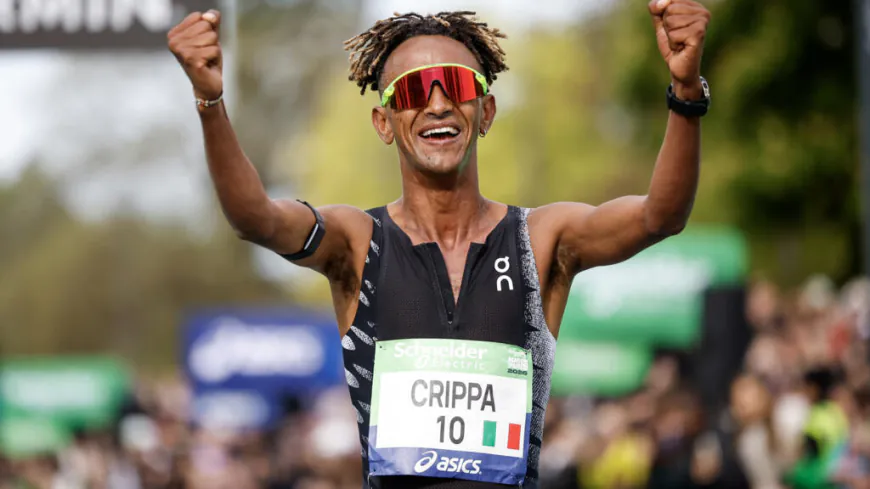 Italy's Crippa wins Paris marathon as Ethiopia's Demise sets new women's record