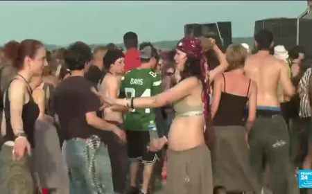 Illegal party at French military site draws nearly 40,000