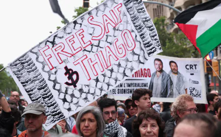 Two foreign activists seized from Gaza aid flotilla appear before Israeli court