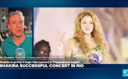 'An unforgettable show': Fans flock to free Shakira concert on Rio's Copacabana beach