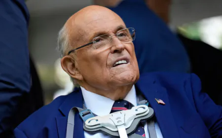 Former New York mayor Rudy Giuliani hospitalised in critical condition