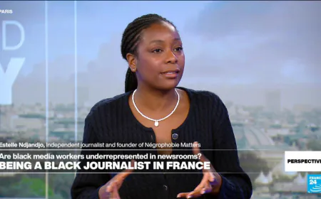 Independent journalist Estelle Ndjandjo on the lack of diversity in French newsrooms