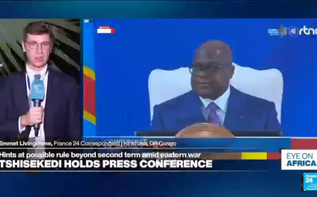 DRC leader Tshisekedi hints at possible rule beyond second term amid eastern war