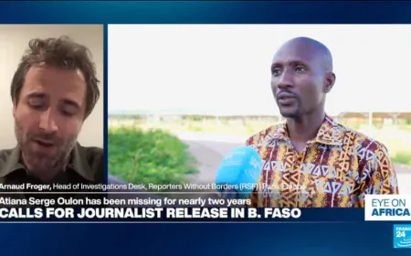 Burkina Faso junta secretly detained journalist and others, advocacy group says