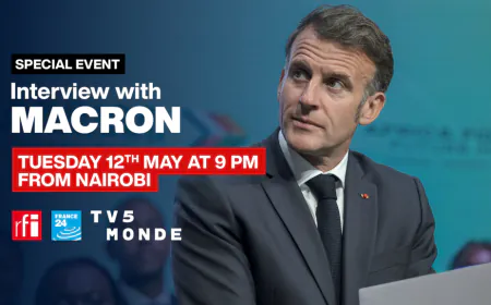 Exclusive: Emmanuel Macron interview on FRANCE 24, Tuesday May 12 at 9pm