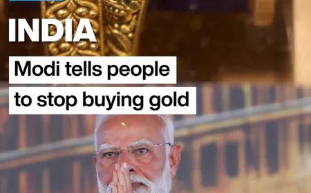 India: Modi wants Indians to stop buying gold