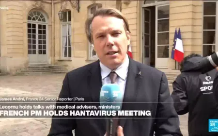 Hantavirus: French PM Lecornu holds talks with medical advisers, ministers