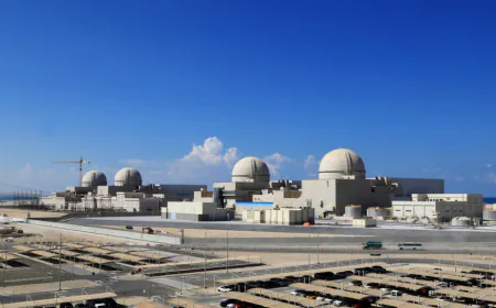 Drone strike sparks a fire on the edge of UAE nuclear facility