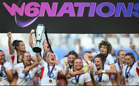 England defeat France to secure eighth consecutive Women’s Six Nations title