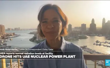 Drone hits UAE nuclear power plant: IAEA reports normal radiation levels