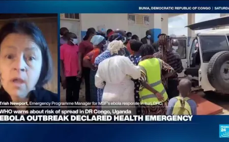 Ebola: WHO warns about risk of spread in DR Congo and Uganda