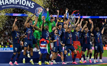 Champions League: PSG make history with victory over Arsenal