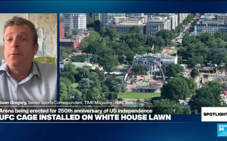 Gaudy or great? Trump's White House cage fight