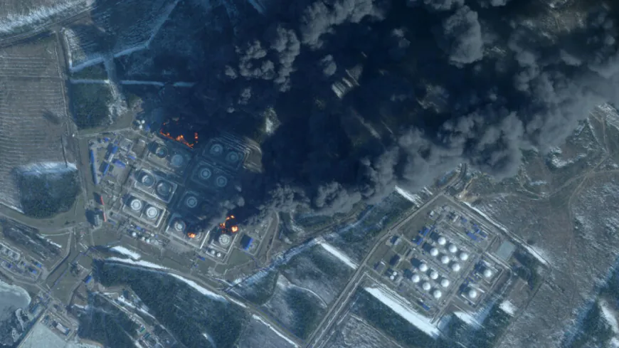 Ukrainian drones strike Russia's Primorsk oil port