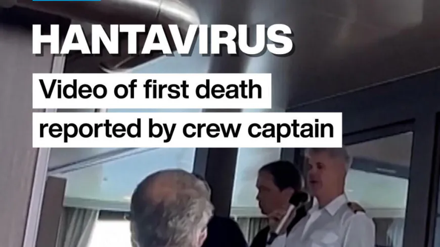 Hantavirus: Video of first death reported by crew captain