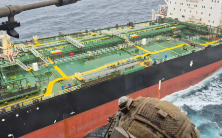 France and allies intercept sanctioned Russian oil tanker in Atlantic