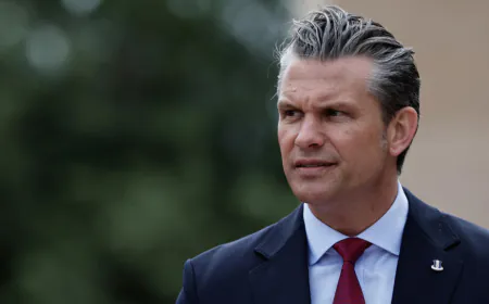 Residents of French village say US Defense Secretary Hegseth not welcome for D-Day visit