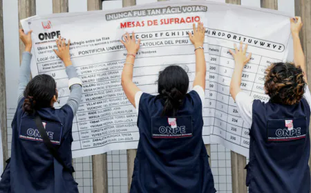 Peru votes for president in tight runoff between conservative Fujimori, leftist Sanchez