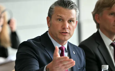Hegseth blasts ‘invasion’ of migrants on Europe’s beaches in D-Day speech in France