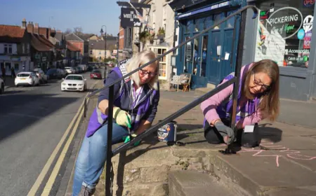 As British town councils face budget cuts, local residents lend a helping hand