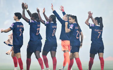 French women's football team defeat Ireland, qualify for 2027 World Cup