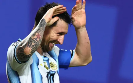 Messi becomes joint World Cup all-time scorer with hat trick against Algeria