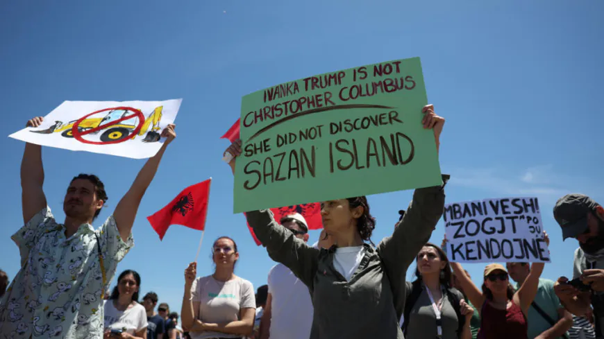 Albanians protest Jared Kushner-backed resort plan on nature reserve