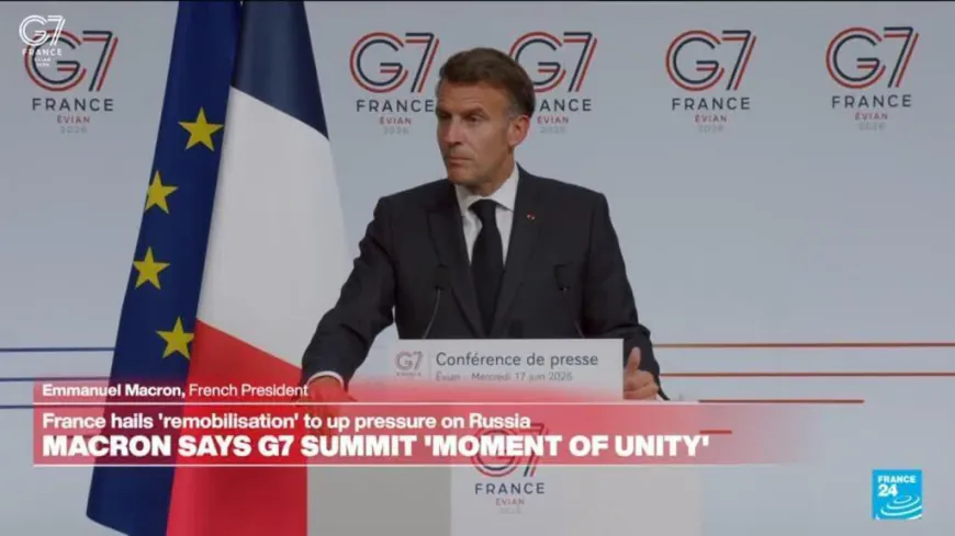 Replay: Macron holds press conference as G7 summit comes to an end