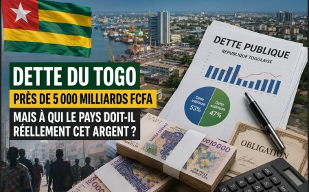 Dette du Togo : près de 5 000 milliards FCFA, mais à qui le pays doit-il réellement cet argent ?